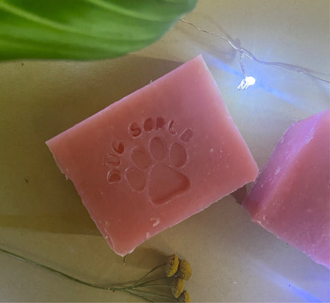 Paws for patchouli dog soap